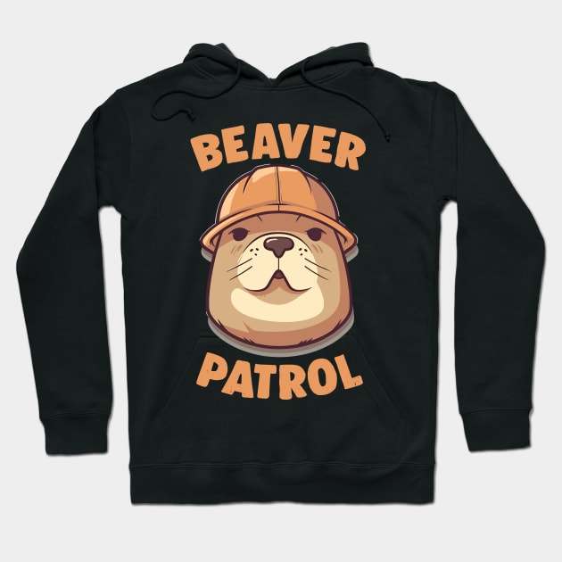 Beaver Patrol Hoodie by DrumRollDesigns